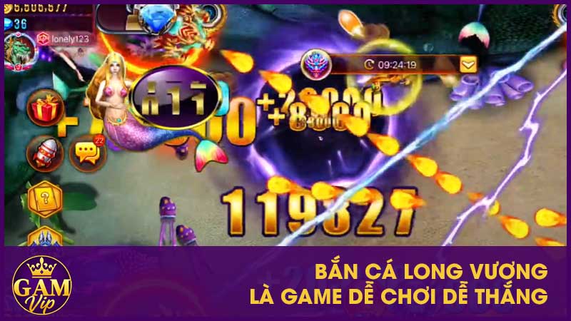Bắn Cá Long Vương Gamvip - Săn Thưởng Khủng Ở Đại Dương 2 Bắn cá Long Vương là game dễ chơi dễ thắng